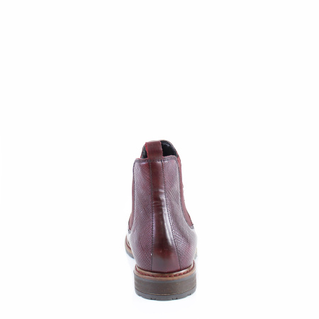 Бордовые кожаные челси TAMARIS